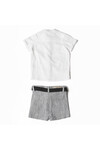 Nanica 4-8 Age Boy Shirt Shorts Set  122615