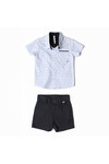 Nanica 1-3 Age Boy Shirt Shorts Set 122620