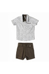 Nanica 4-8 Age Boy Shirt Shorts Set 122621
