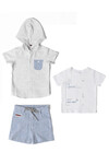 Nanica 4-8 Age Boy T shirt Shorts Set  122604